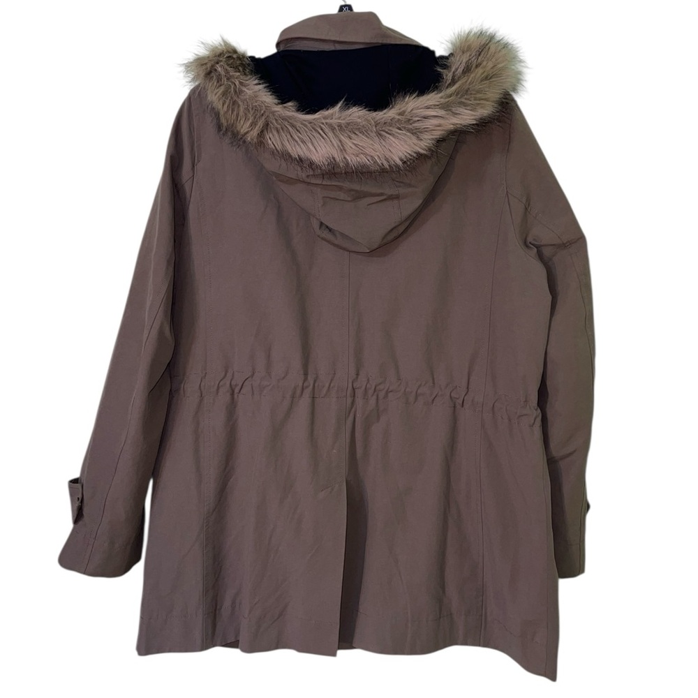 Loft Utility jacket with faux fur trim. Size large. GUC 
Features detachable - Picture 2 of 9